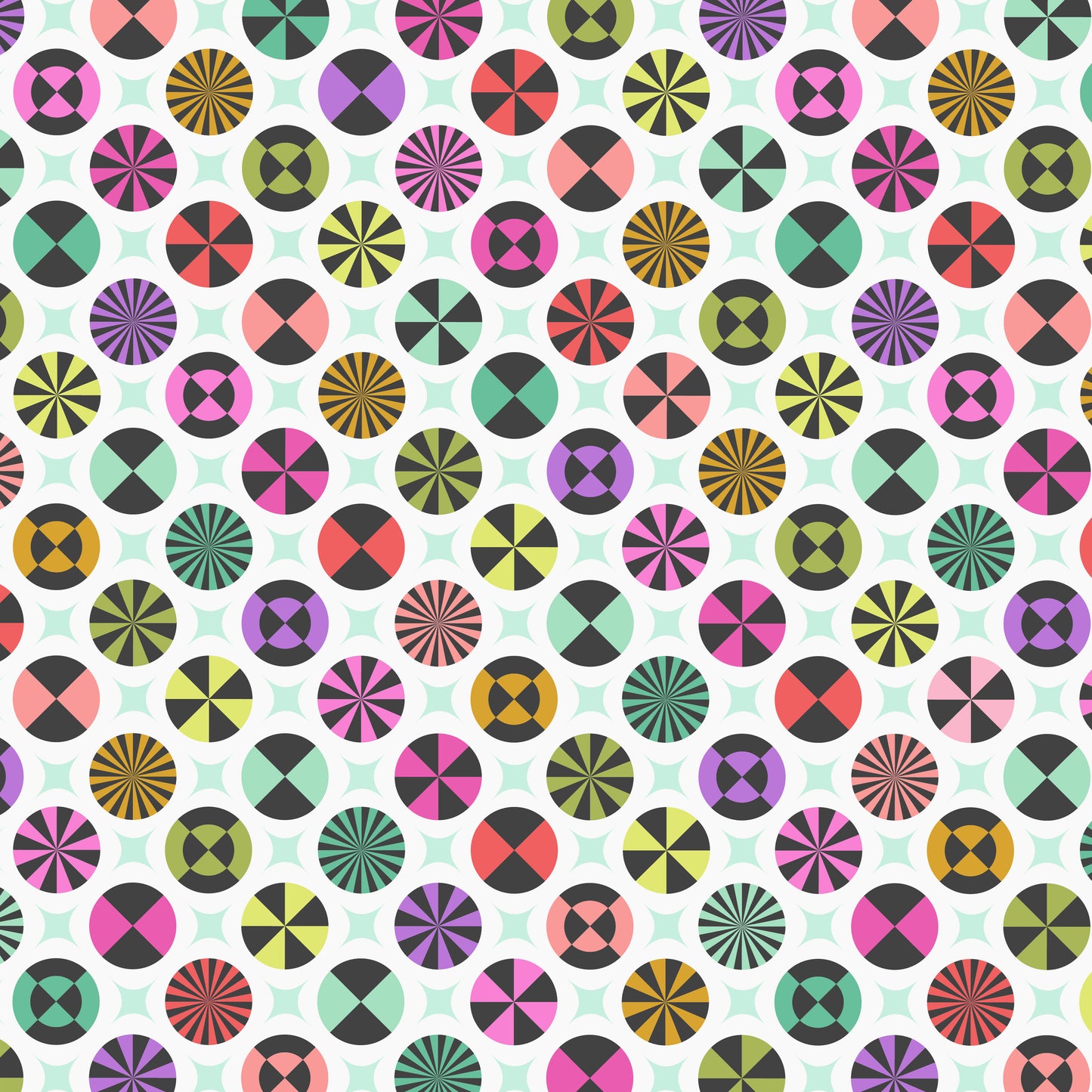 Sugarrush Taffy - Prince Charming Deja Vu Collection from Tula Pink for .5m