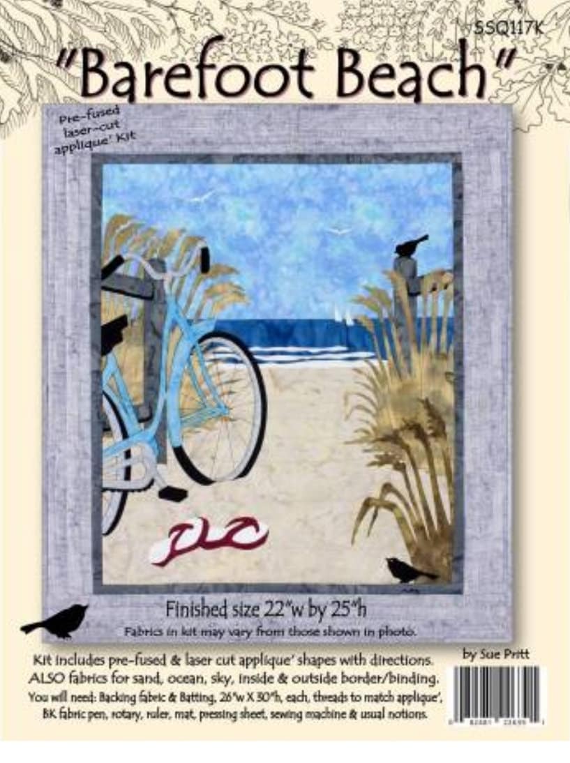 Barefoot Beach applique kit