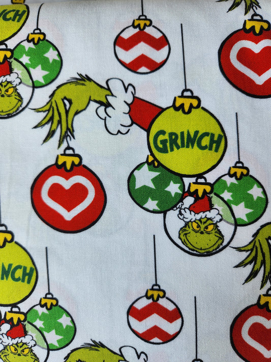 Christmas fabric  with white background