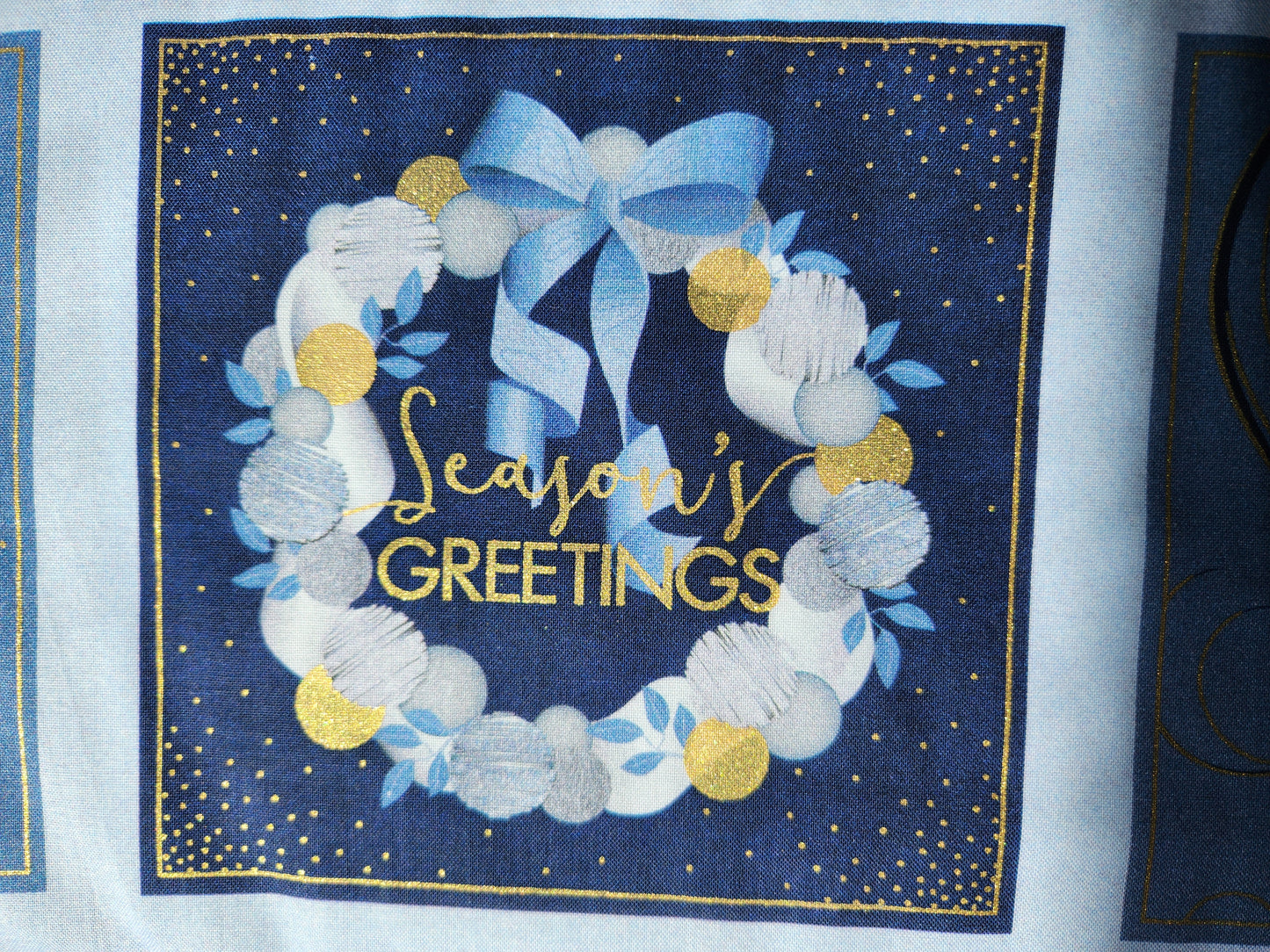 Christmas fabric - P&B Christmas Shimmer