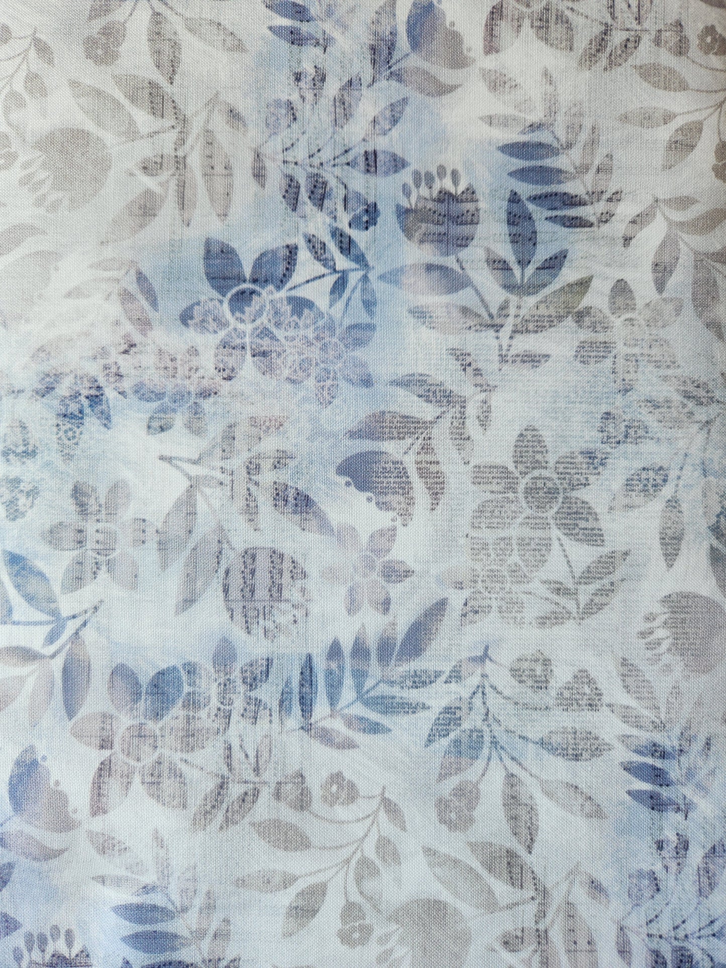 8999-13 Blue Taupe - Kindly Yours by Diane Kappa for Studio E Fabrics