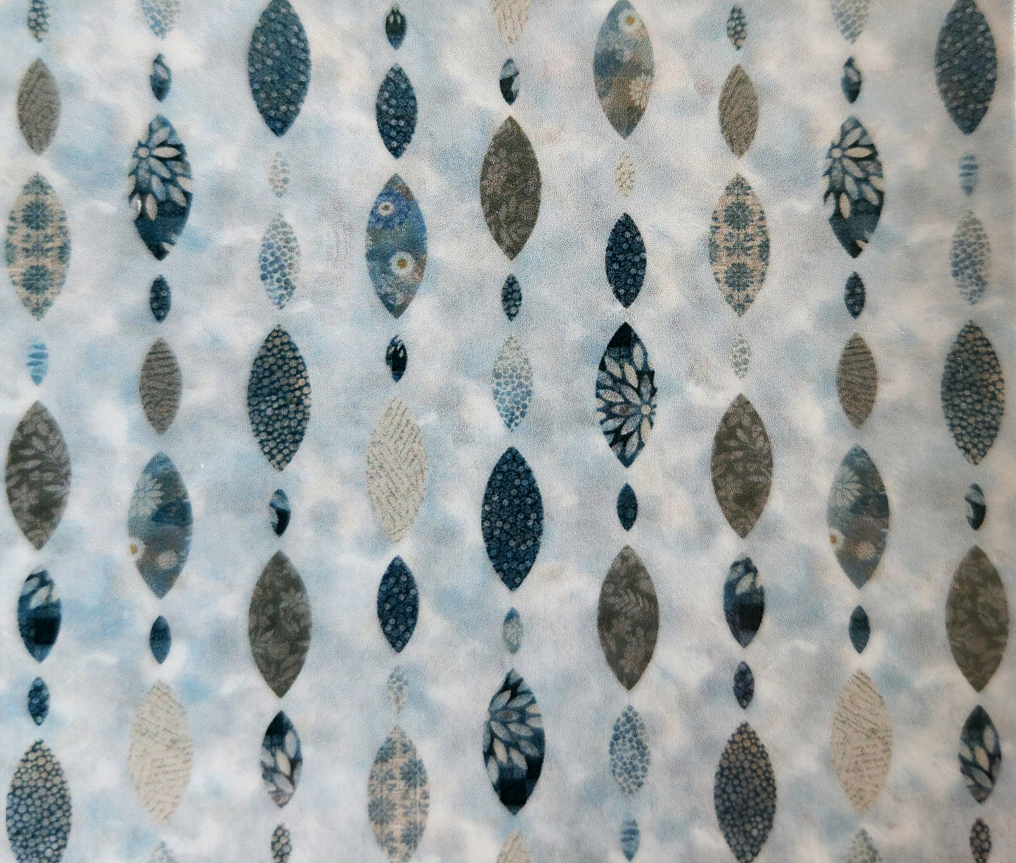 9006-73 Denim / Taupe - Kindly Yours by Diane Kappa for Studio E Fabrics