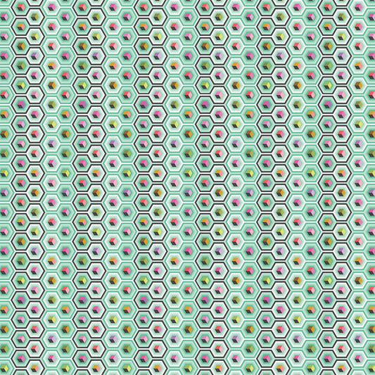 Sweetmint Hex Box - Prince Charming Deja Vu Collection from Tula Pink for .5m