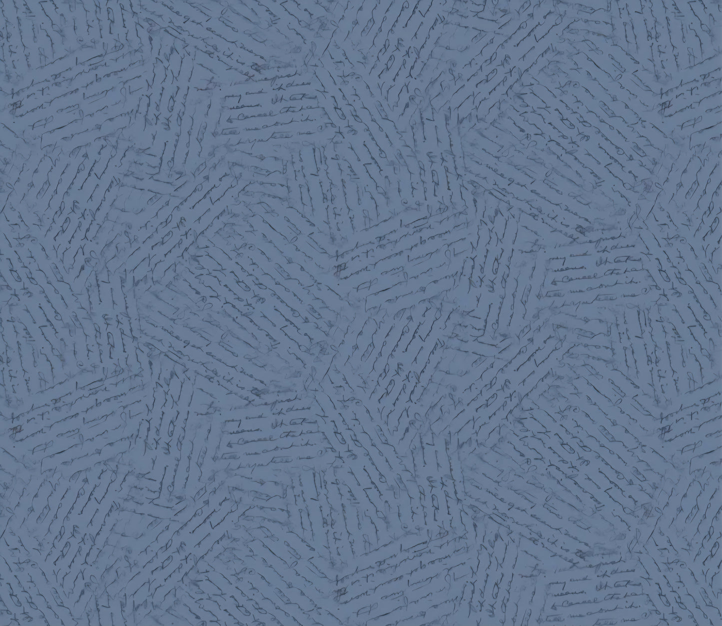 Precious Letters - Denim - Kindly Yours by Diane Kappa for Studio E Fabrics