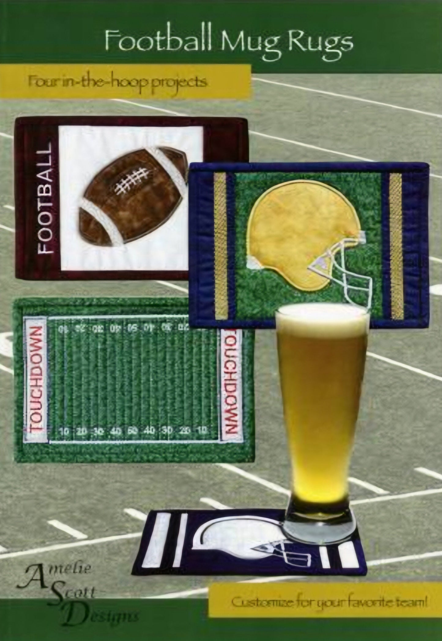 Football Mug Rugs Patterns