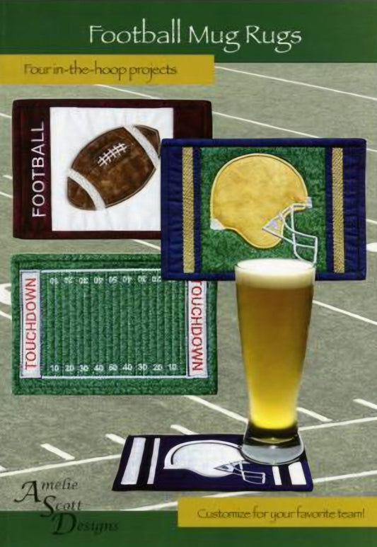 Football Mug Rugs Patterns