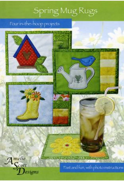 Spring Mug Rugs Pattern