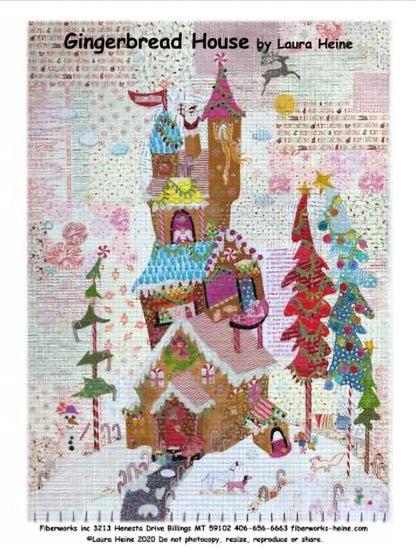 Gingerbread House Collage Pattern