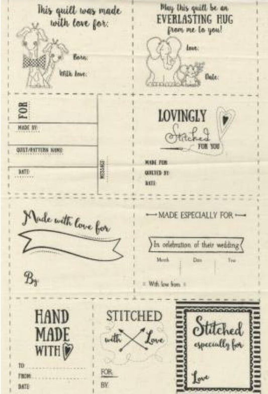 Quilt Labels