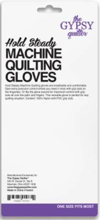 Hold Steady Machine Quilting Gloves OS