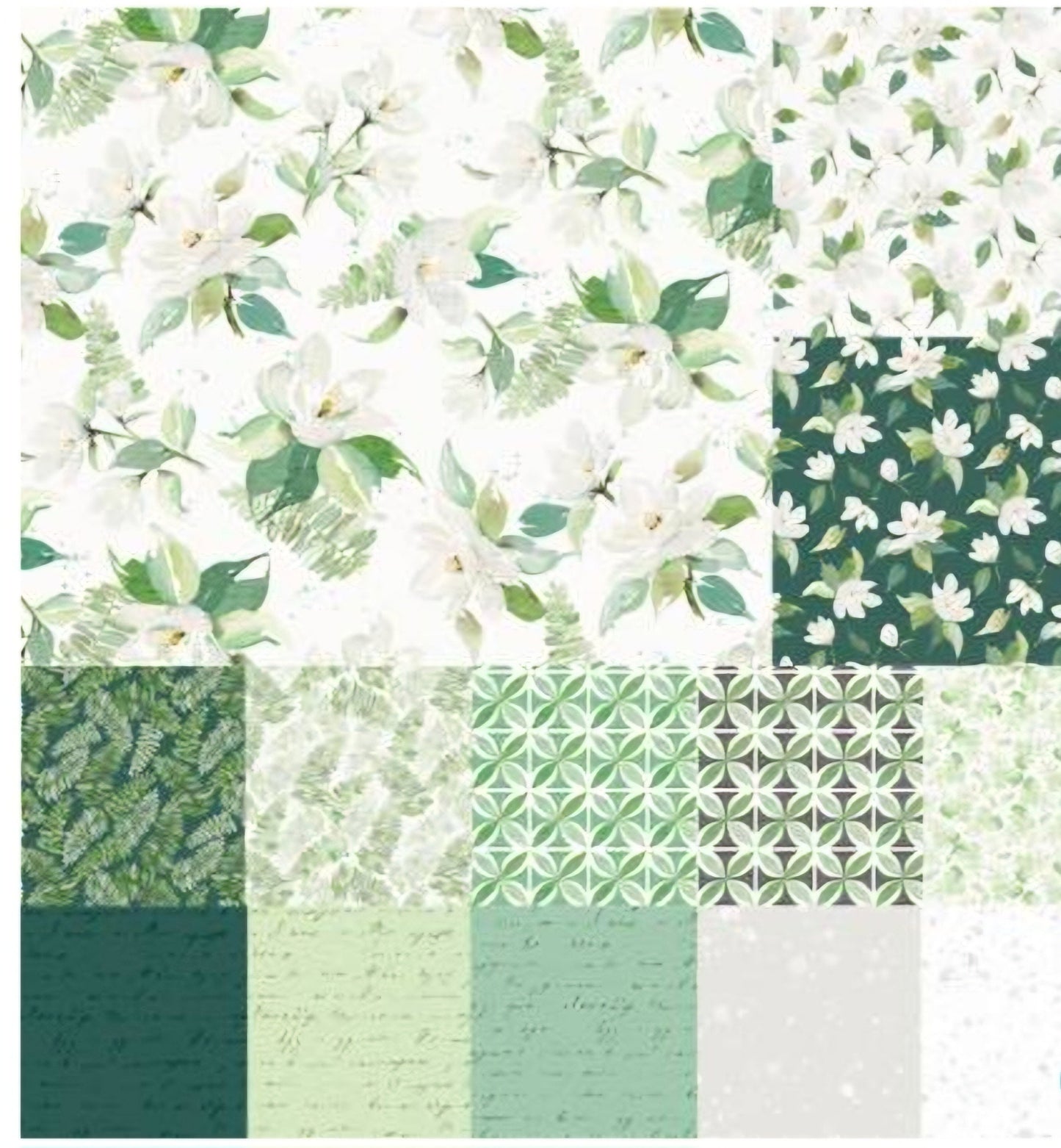 Fat Quarter Bundle Sweet Magnolia, 14pc