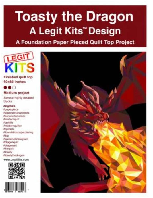 Toasty the Dragon - A Legit Kit Design