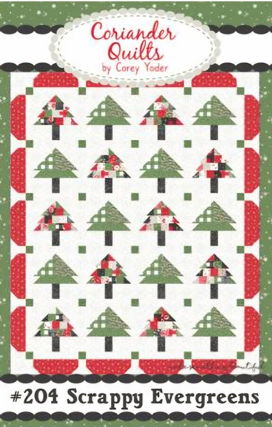 Scrappy Evergreens quilt pattern