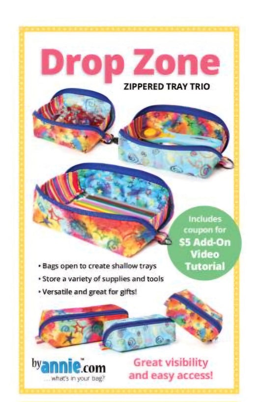 Drop Zone Zippered Tray Trio