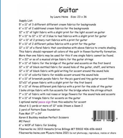 Guitar Collage pattern