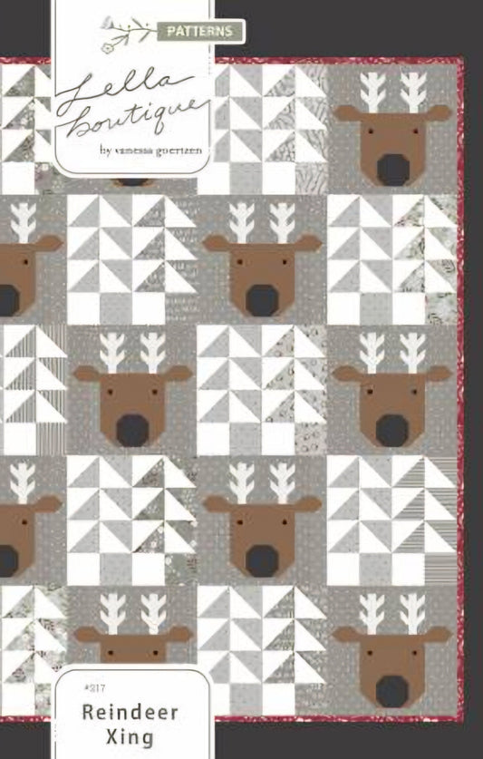 Reindeer Xing Quilt Pattern