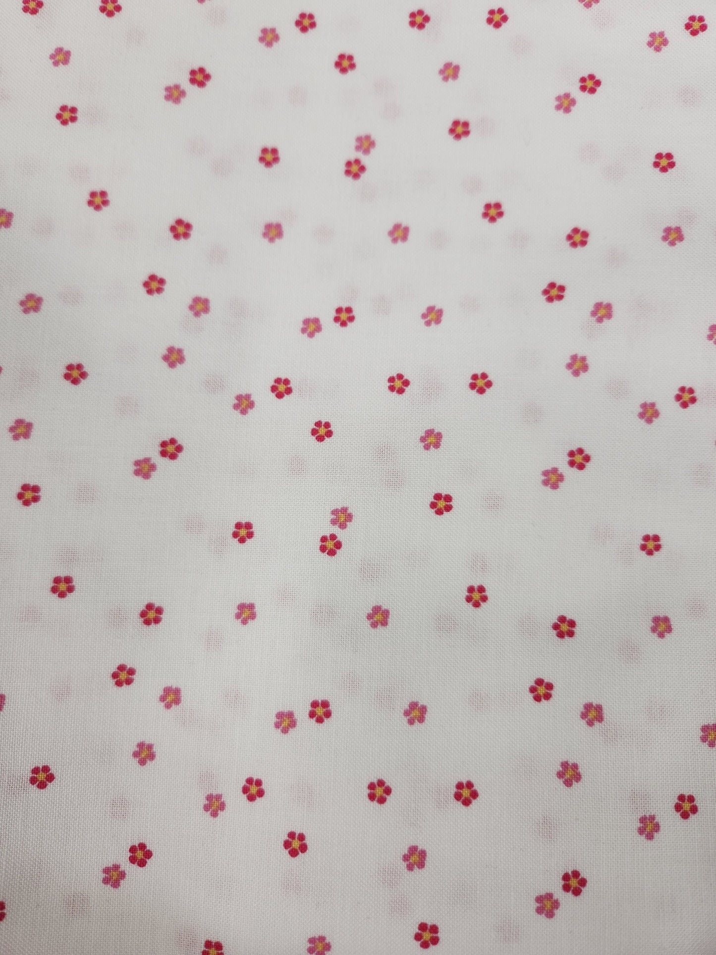 Riley Blake, Flower snd Flour, 1 yard cut, small red flower