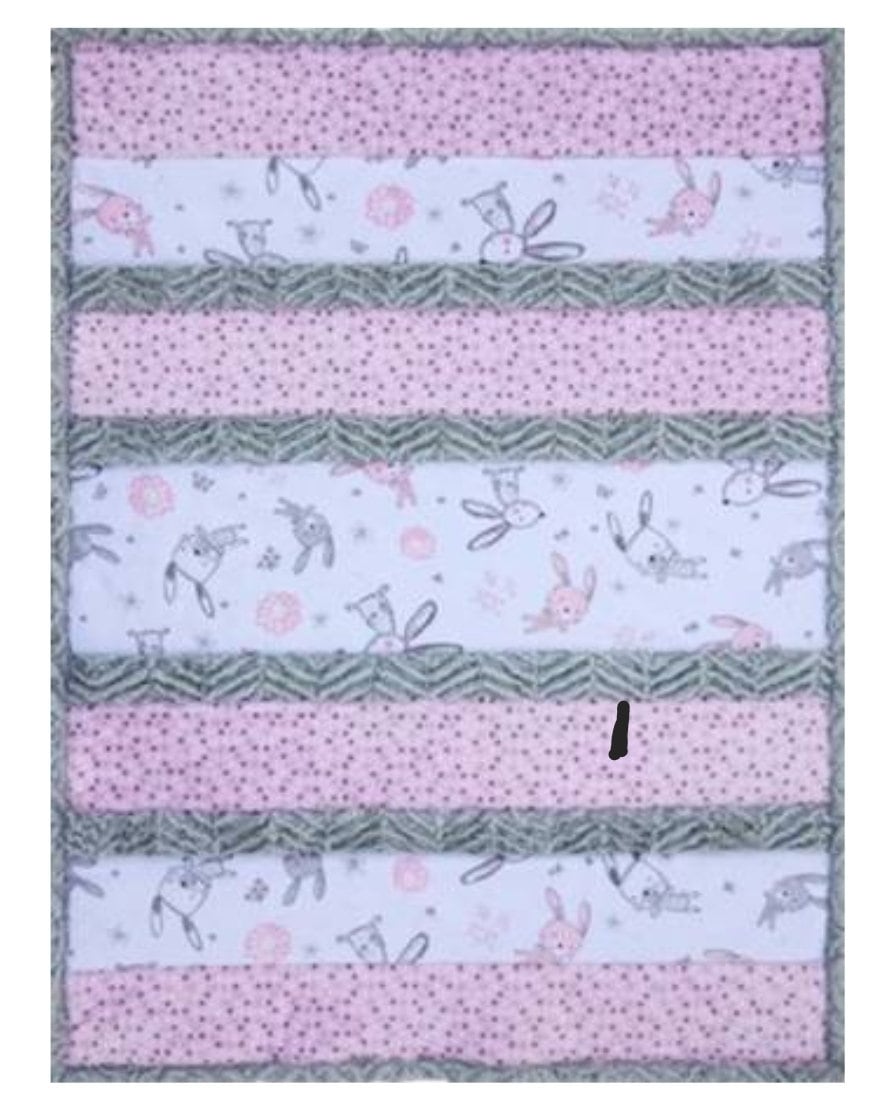 Shannon Fabrics Cuddle Kit pink bunny hunny