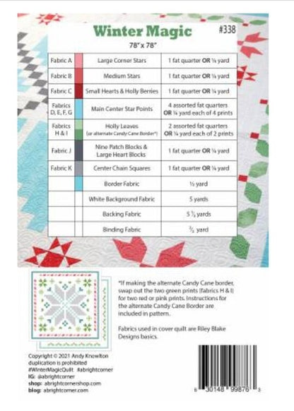 Winter Magic Quilt Pattern