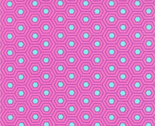 Tula Pink True Colors.  Hexy Blossom.  PWTP150.THISTLE